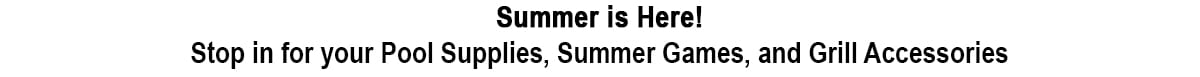 Summer Announcement Summer Announcement